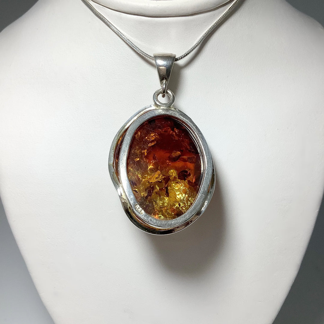 Ombre Amber Pendant - Rocks and Gems Canada