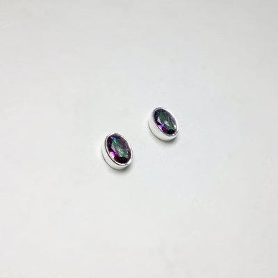 Mystic Topaz Stud Earrings