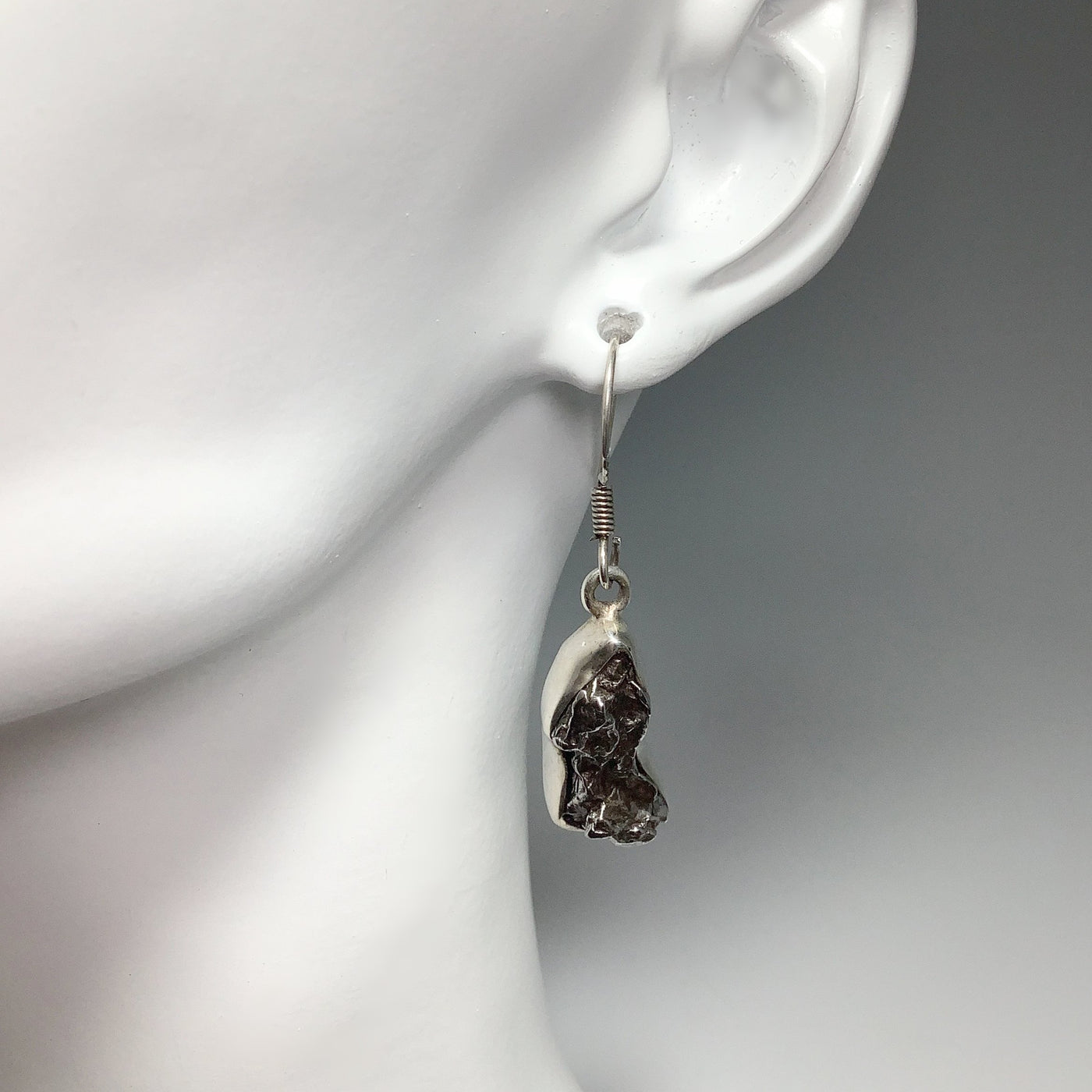 Campo Del Cielo Meteorite Dangle Earrings