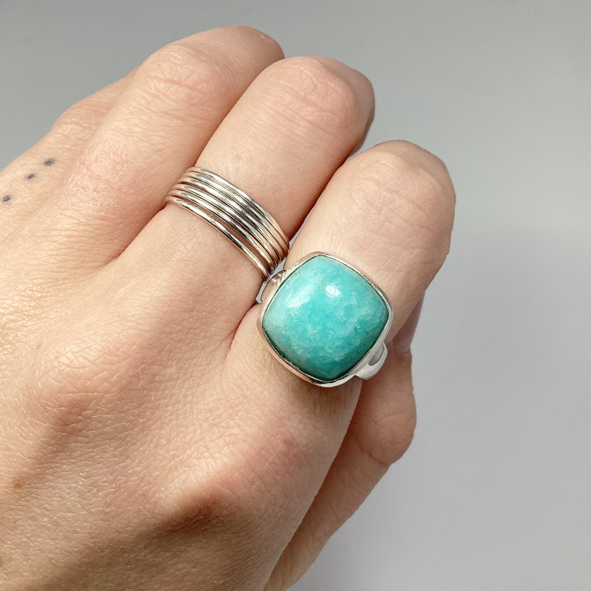 Amazonite Ring - Rocks and Gems Canada