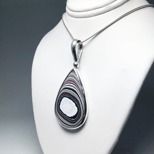 Fordite Pendant - Rocks and Gems Canada