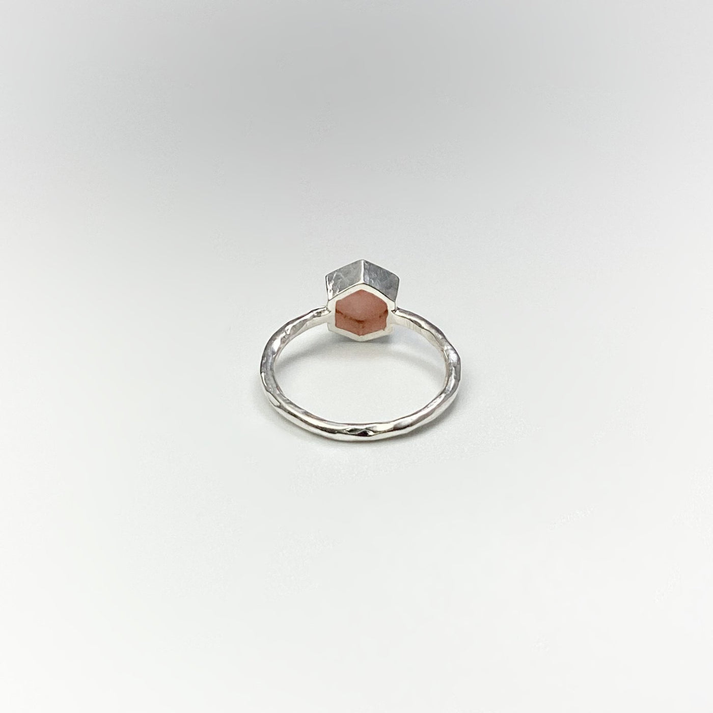 Pink Peruvian Opal Ring