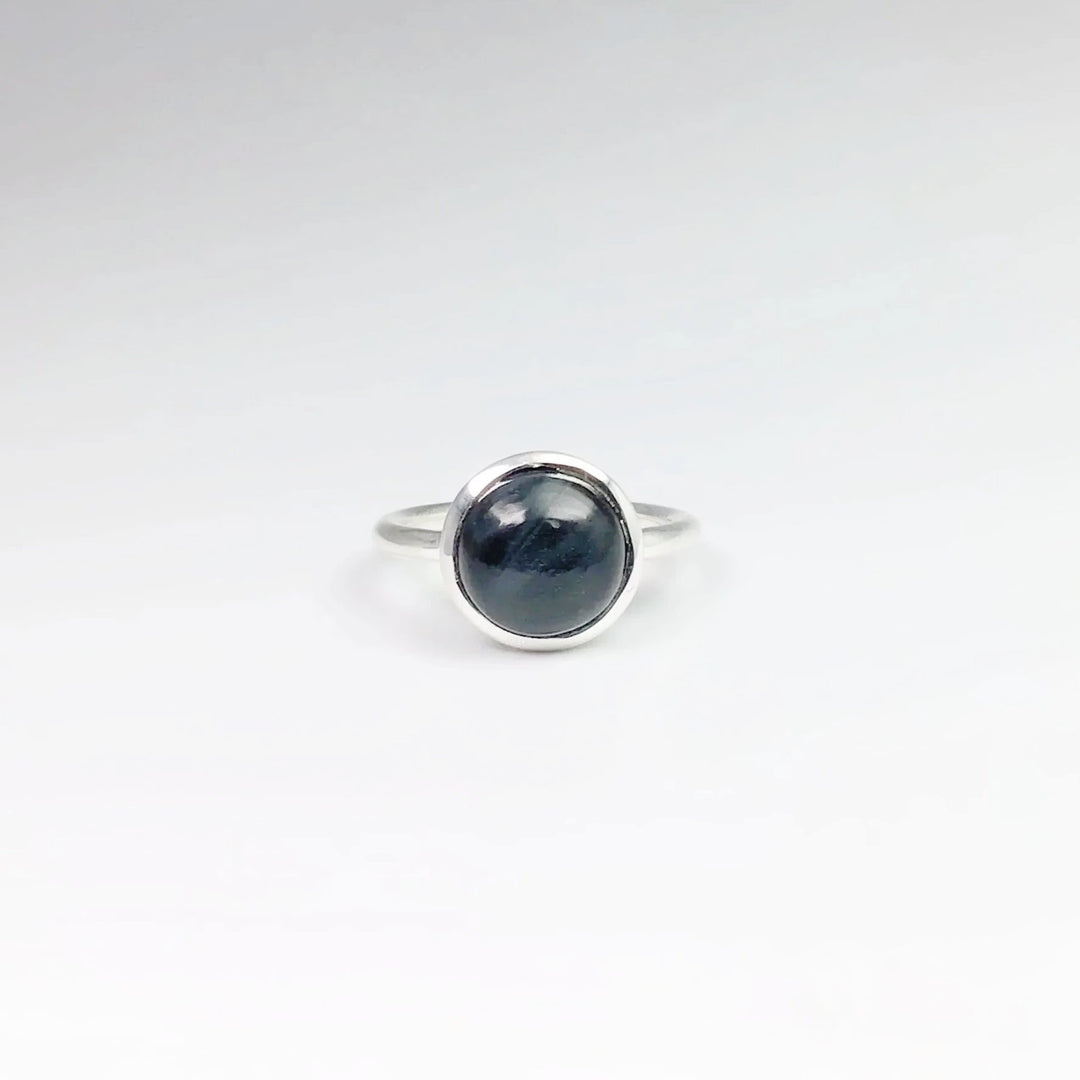 Blue Tiger Eye Ring - Rocks and Gems Canada