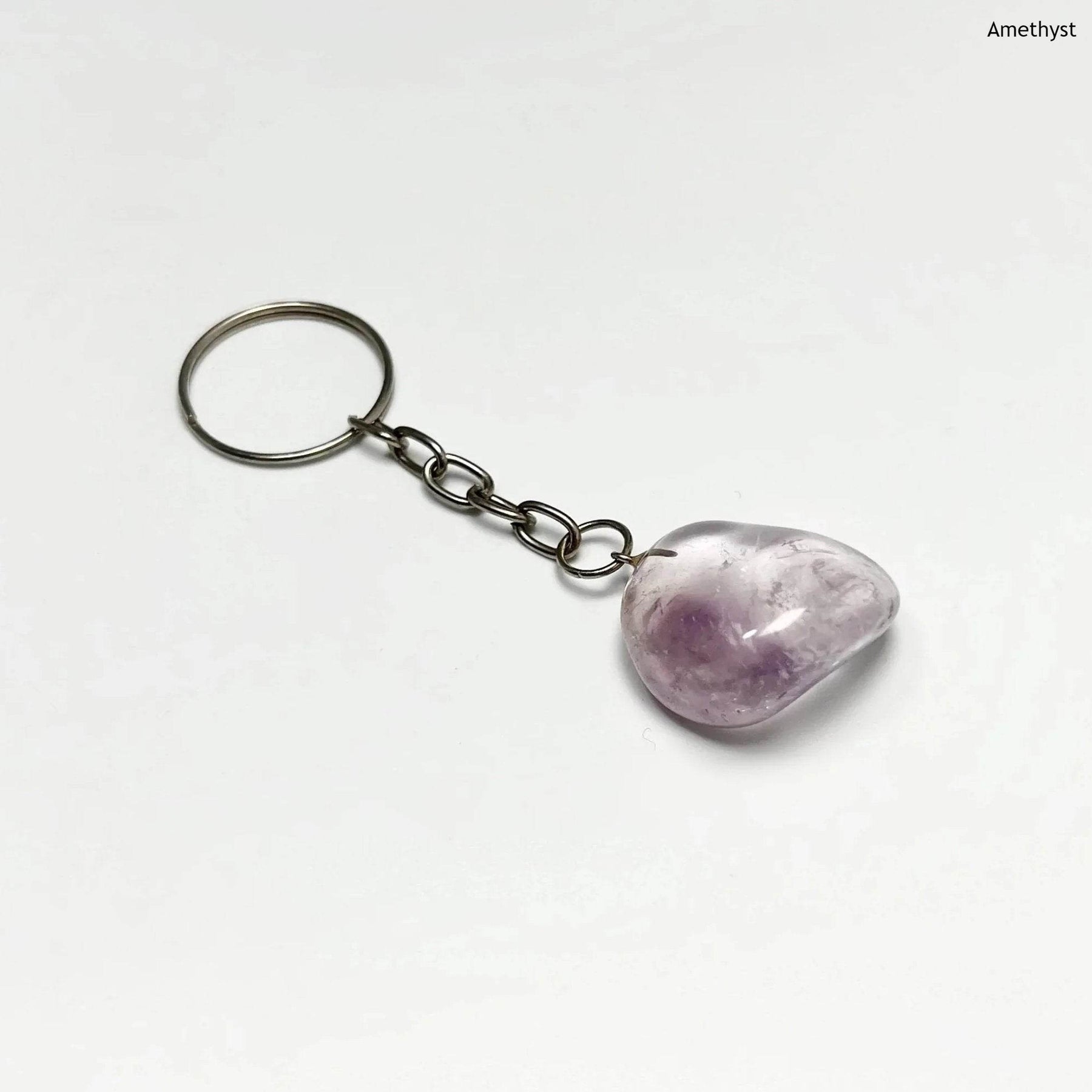 Key Chain With Little Rocks Tumbled Stone Keychain – Rocks and Gems Canada