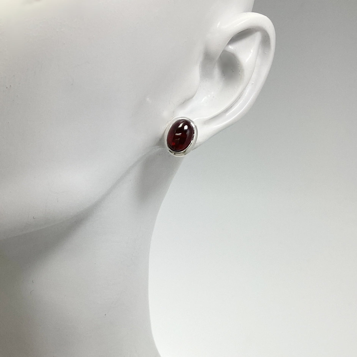 Garnet Stud Earrings