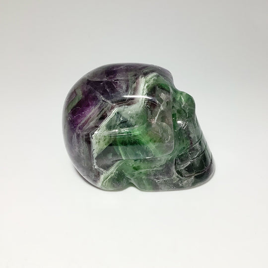 Carved Fluorite Skull - Rocks and Gems Canada