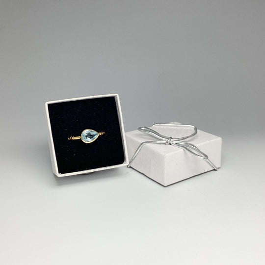 Blue Topaz Ring - Rocks and Gems Canada
