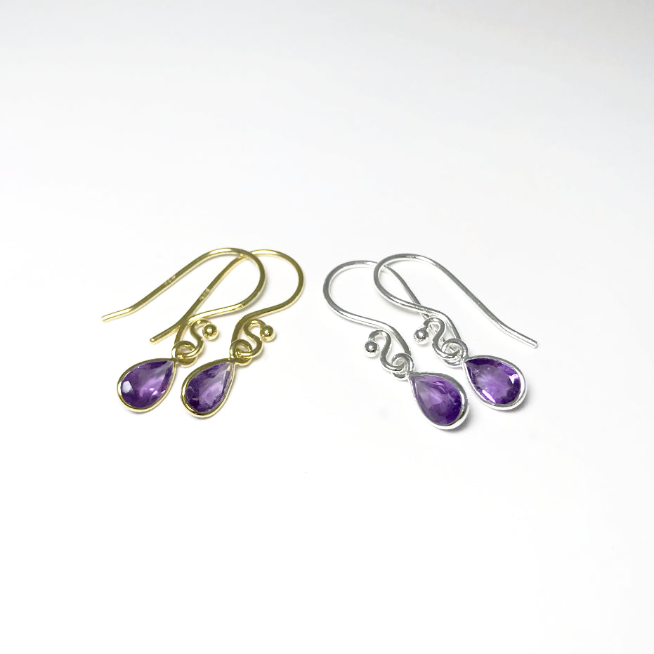 Amethyst Dangle Earrings