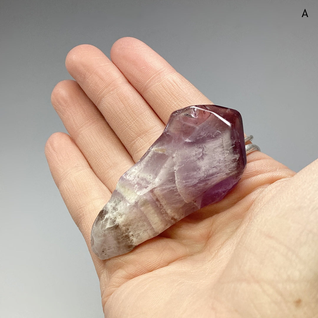 Shadow Chevron Amethyst Point - Rocks and Gems Canada