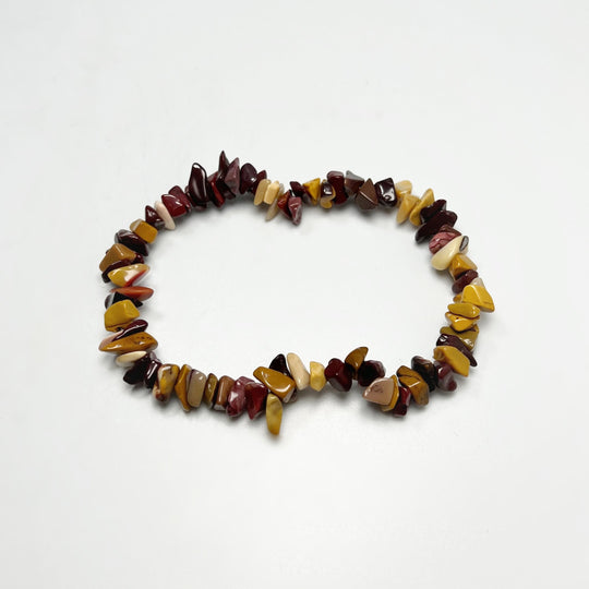 Mookaite Chip Beaded Bracelet - Rocks and Gems Canada