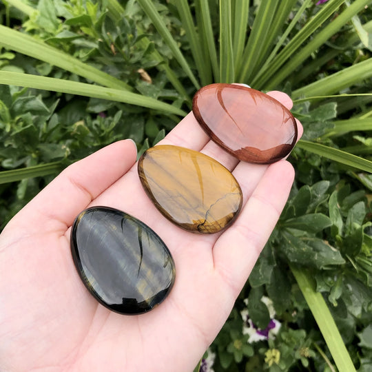 Worry Stone - Tiger Eye - Rocks and Gems Canada