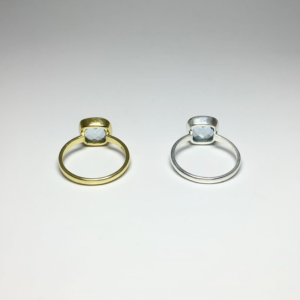 Blue Topaz Ring - Rocks and Gems Canada
