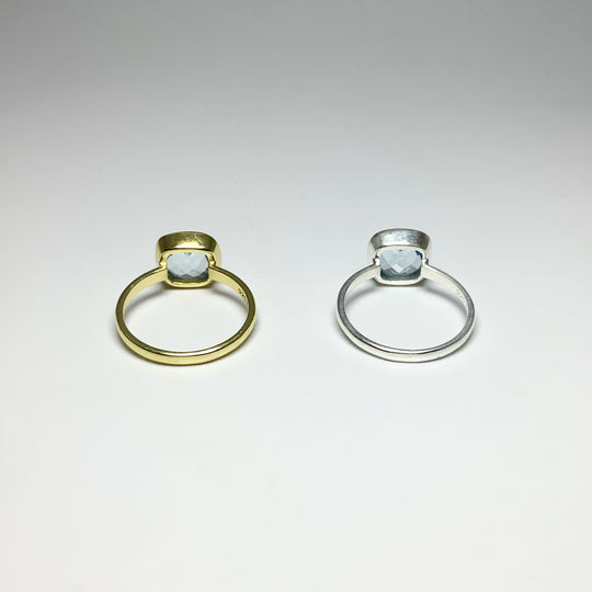 Blue Topaz Ring - Rocks and Gems Canada