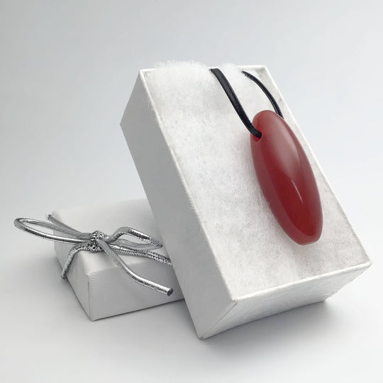 Carnelian Agate Drilled Pendant - Rocks and Gems Canada