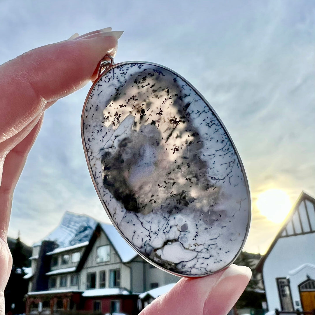 Dendritic Opal Pendant - Rocks and Gems Canada