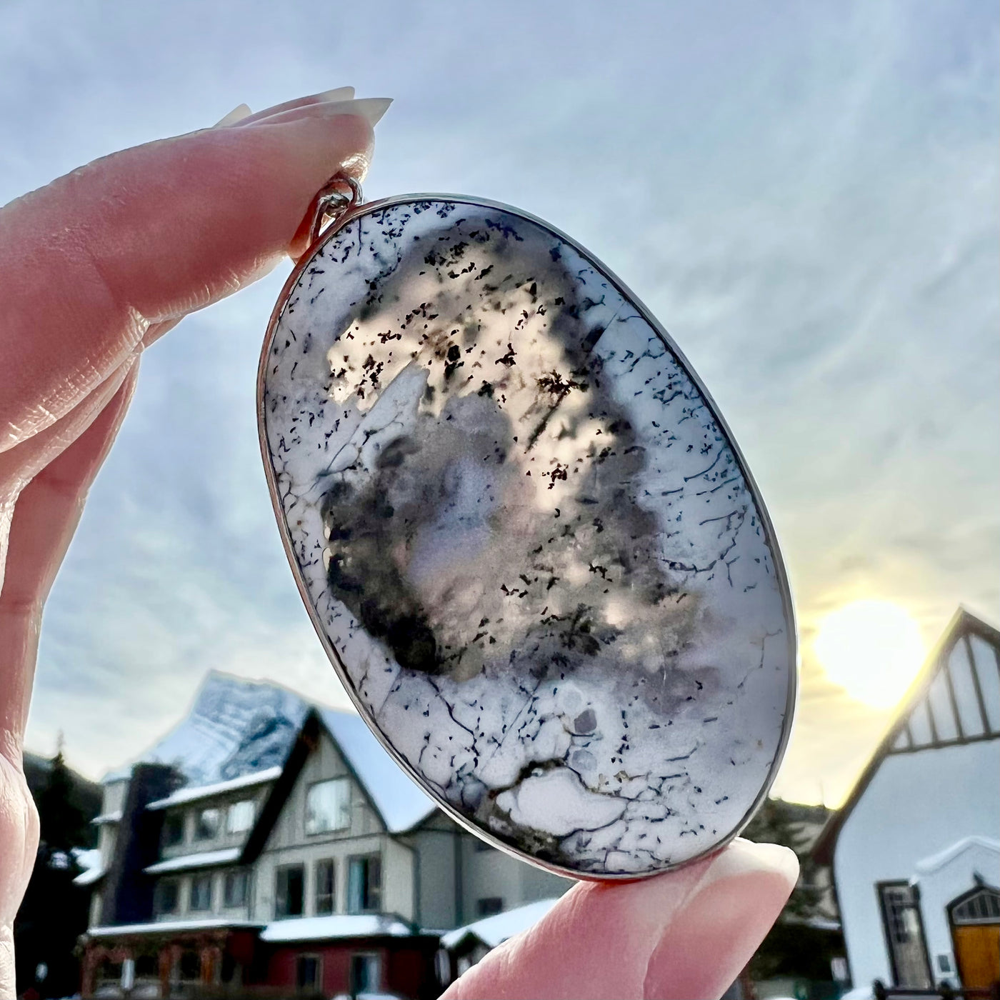 Dendritic Opal Pendant