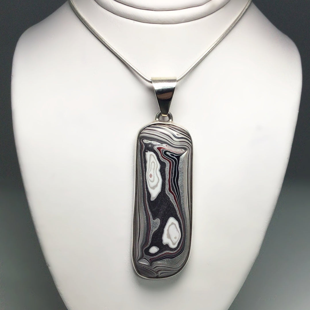 Fordite Pendant - Rocks and Gems Canada