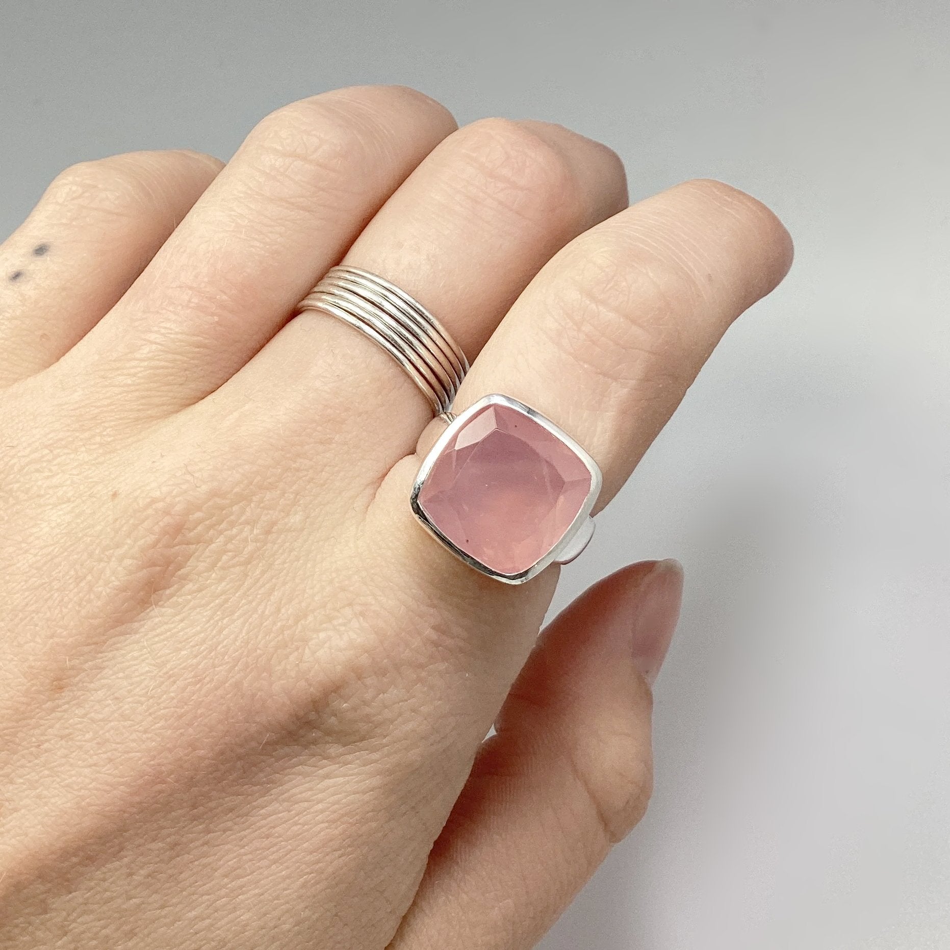 Rose Quartz Ring - Rocks and Gems Canada