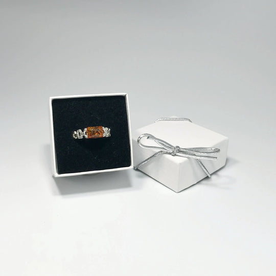 Cognac Amber Ring - Rocks and Gems Canada