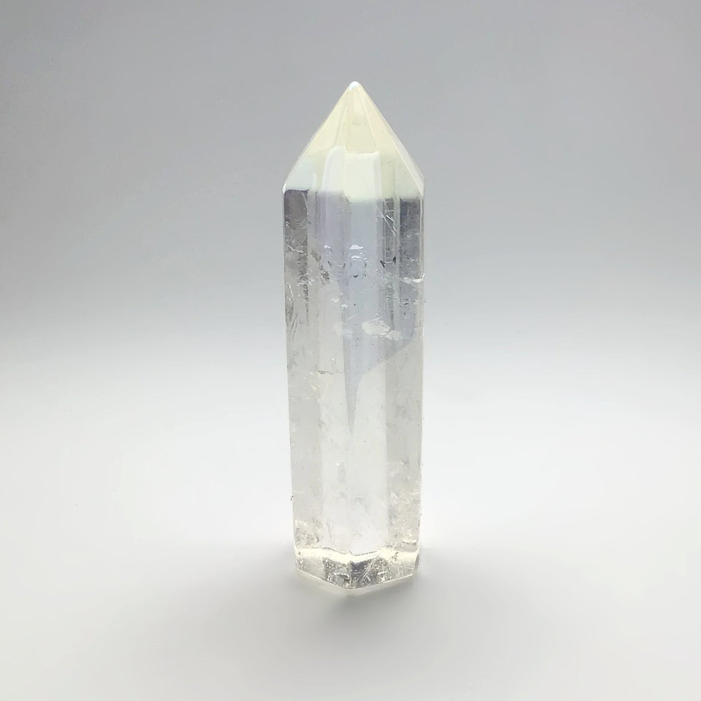 Polished Opalescent Quartz Point at $65 Each