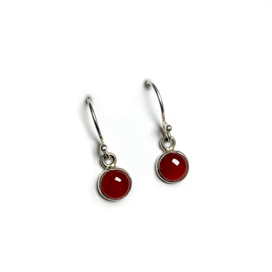 Carnelian Agate Dangle Earrings - Rocks and Gems Canada