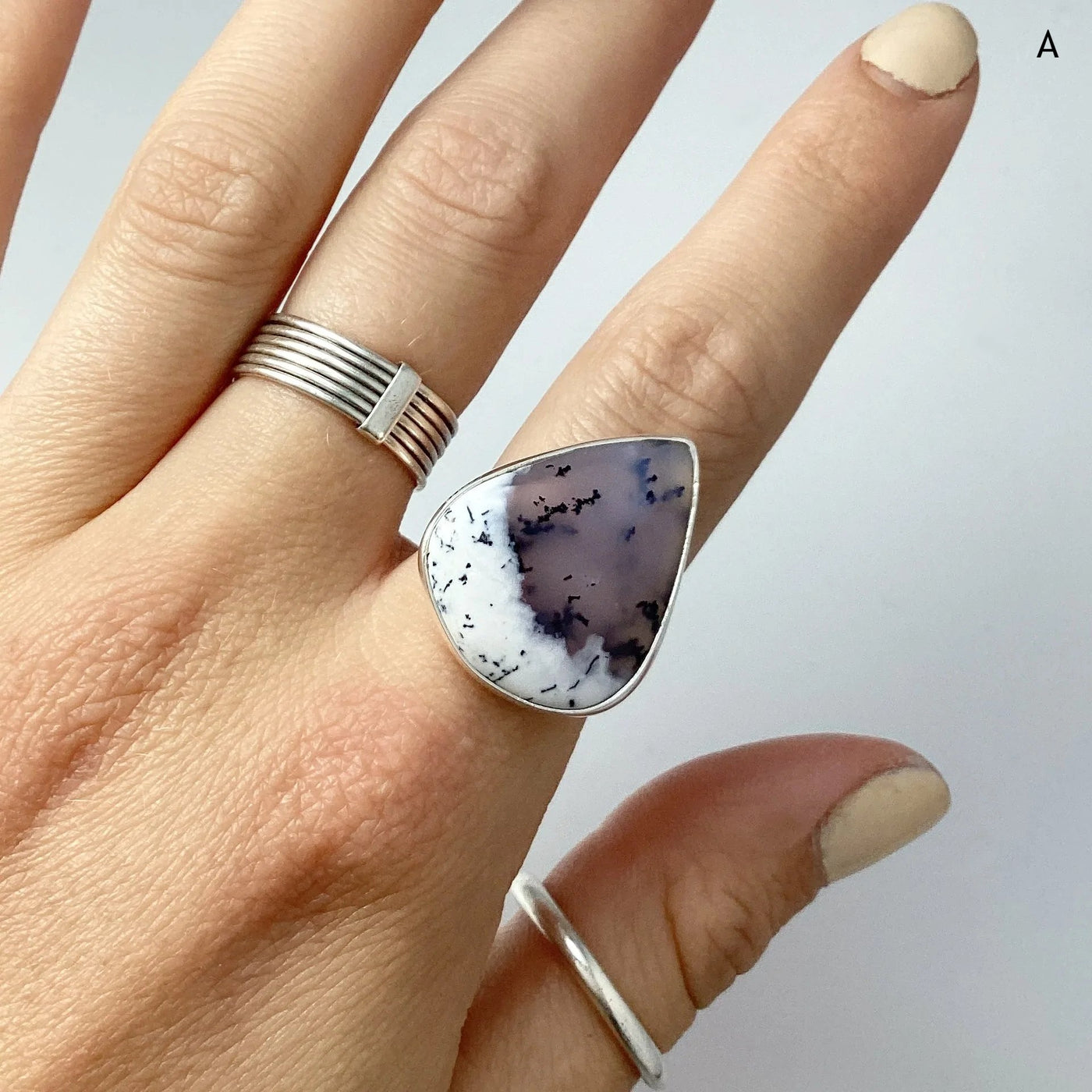Dendritic Opal Ring at $99 Each