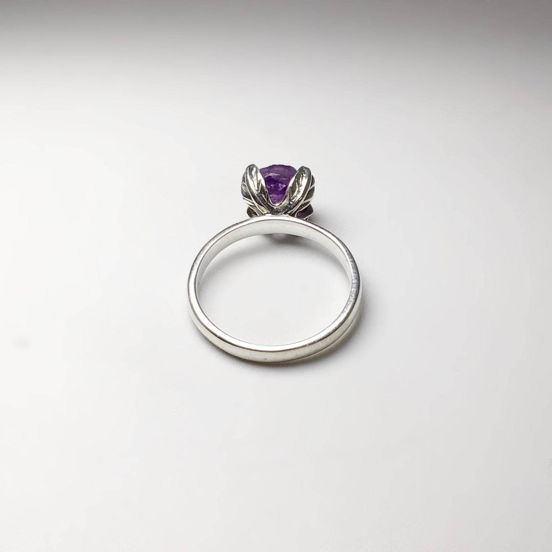 Raw Amethyst Ring - Rocks and Gems Canada