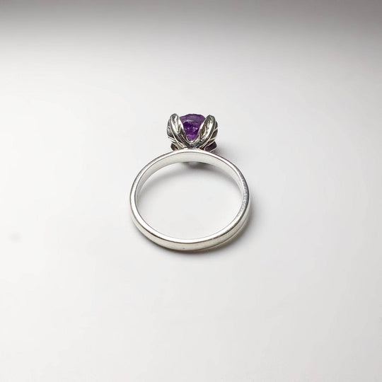 Raw Amethyst Ring - Rocks and Gems Canada