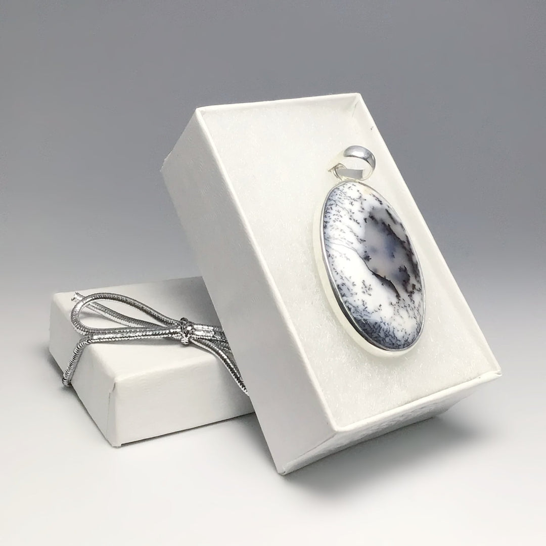 Dendritic Opal Pendant - Rocks and Gems Canada