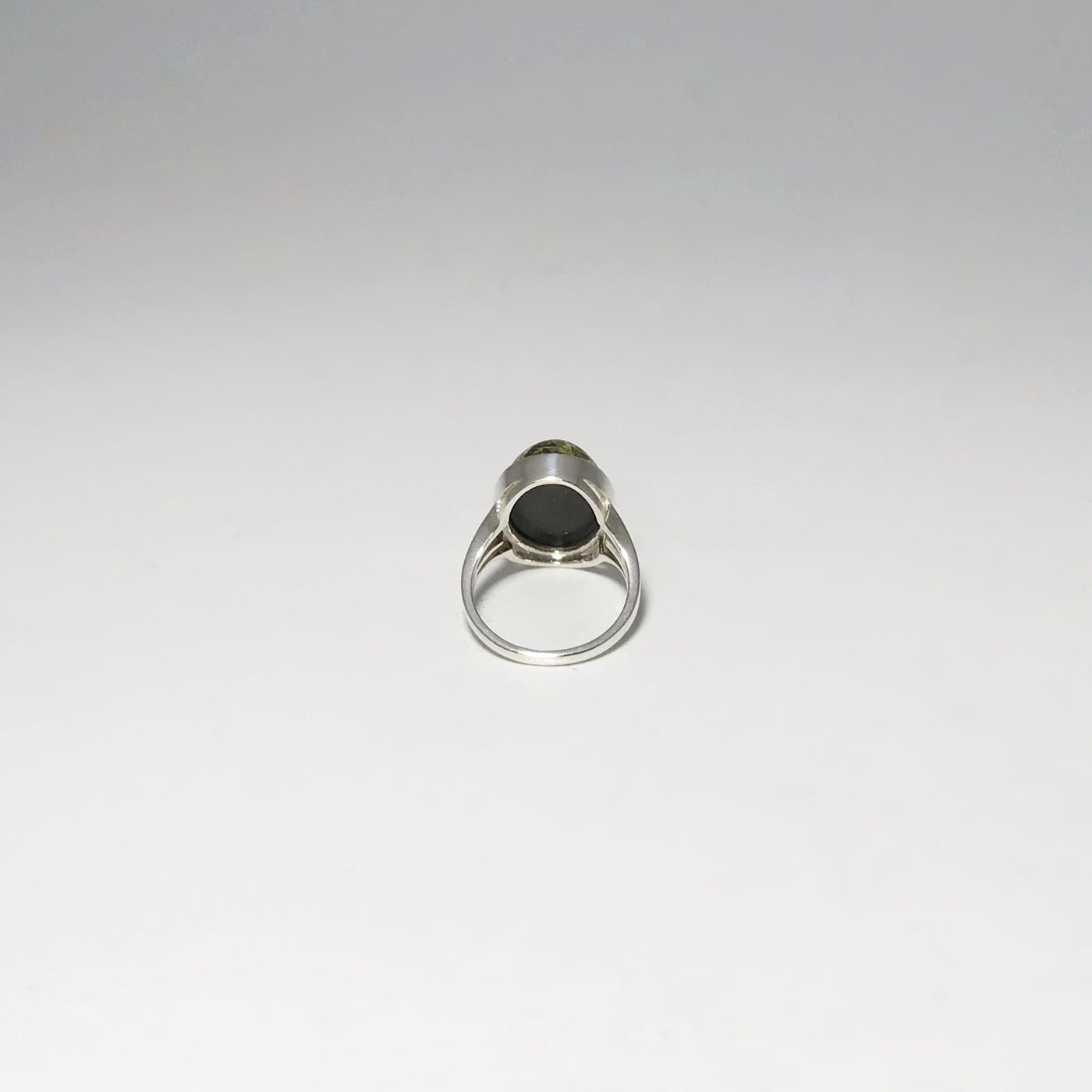 Green Amber Ring