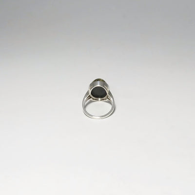 Green Amber Ring