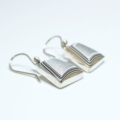 Fordite Dangle Earrings
