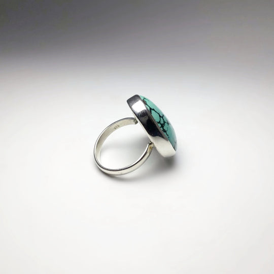 Tibetan Turquoise Ring - Rocks and Gems Canada