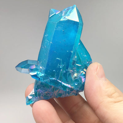 Rainbow Aqua Aura Quartz Cluster