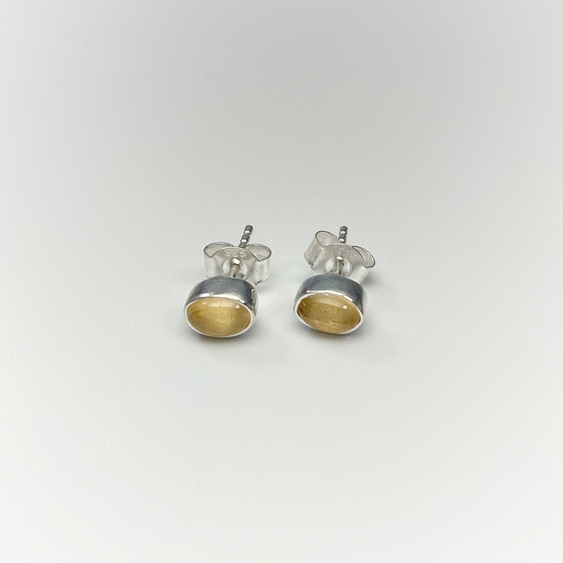 Citrine Stud Earrings - Rocks and Gems Canada