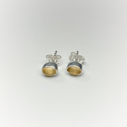 Citrine Stud Earrings - Rocks and Gems Canada