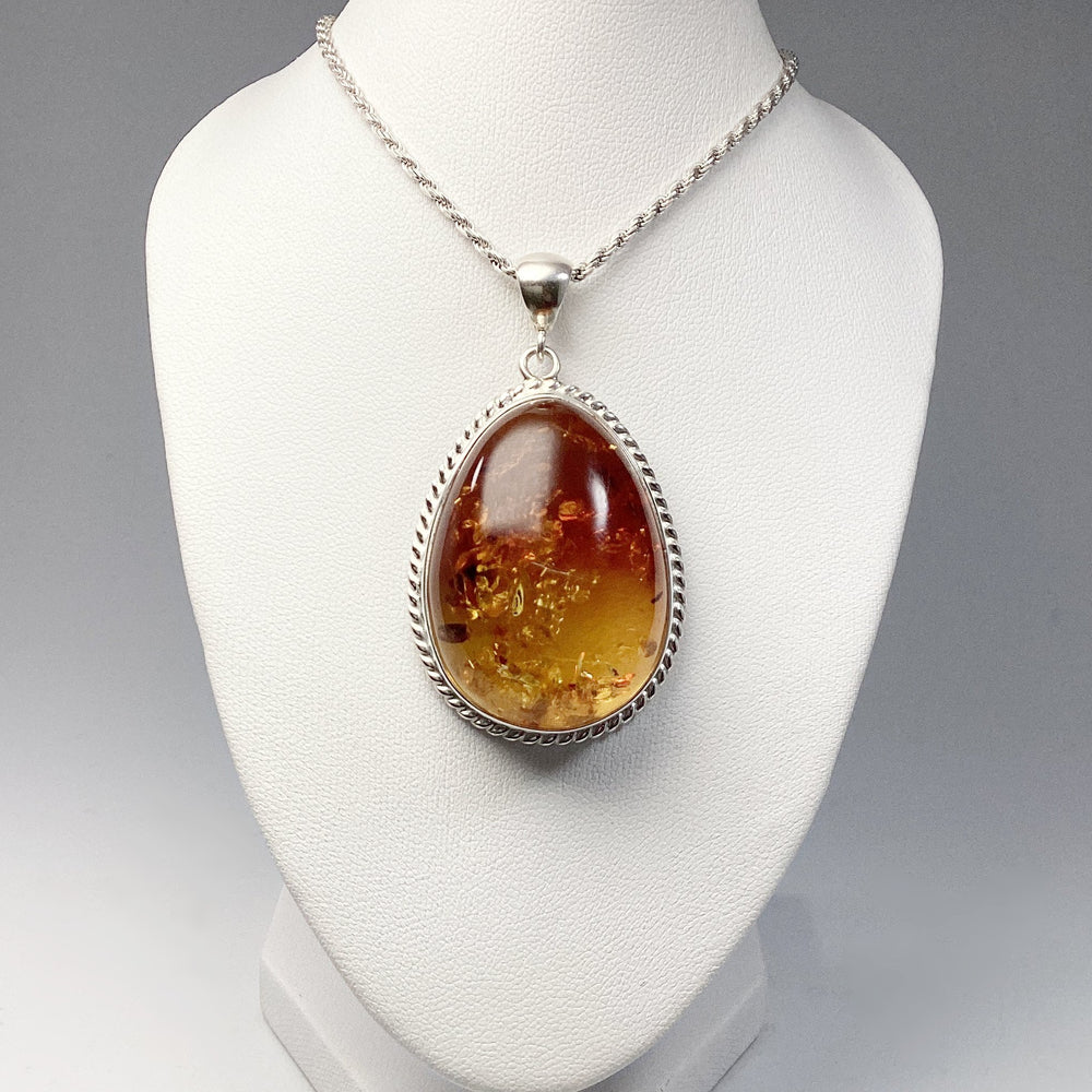 Ombre Amber Pendant - Rocks and Gems Canada