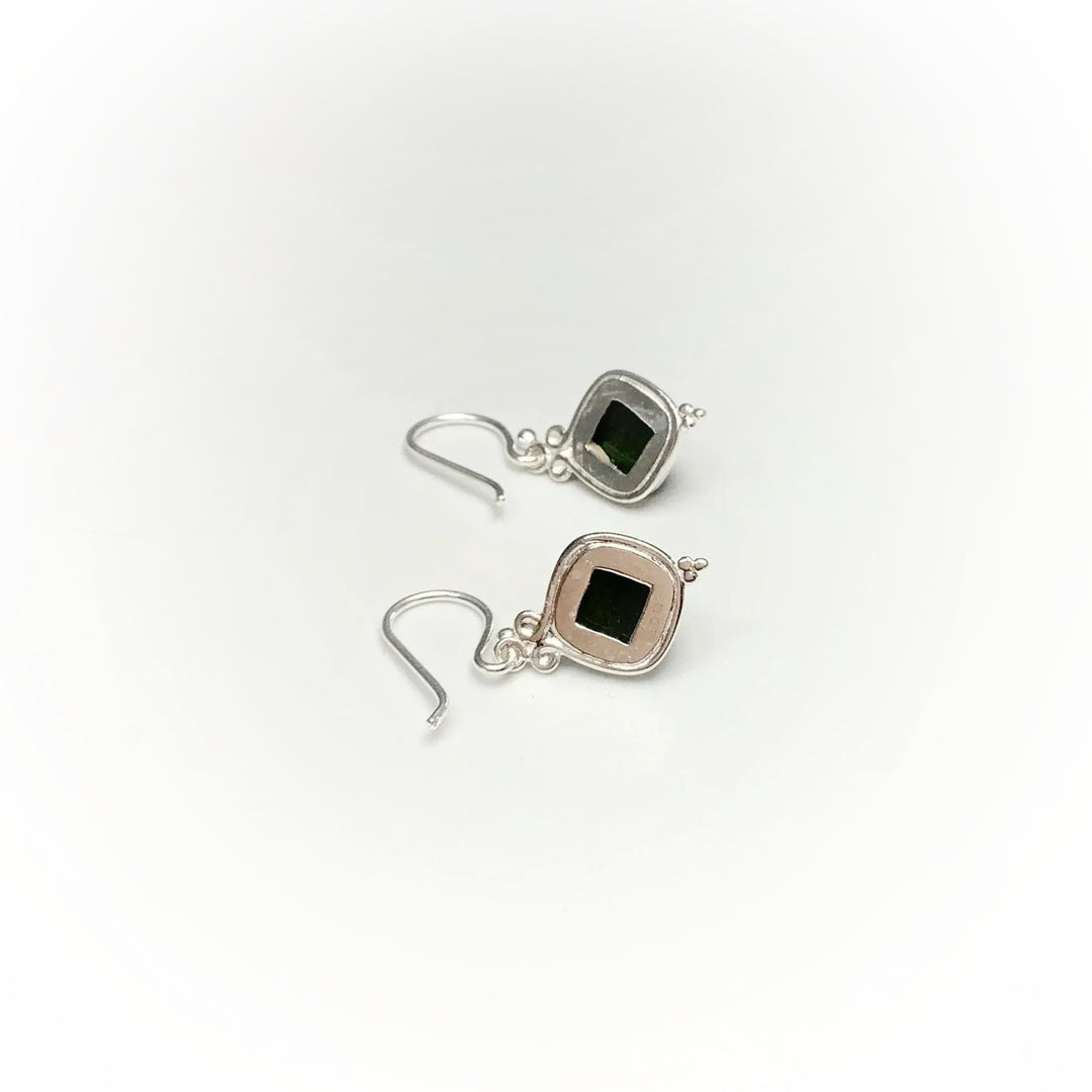 Green Aventurine Dangle Earrings - Rocks and Gems Canada
