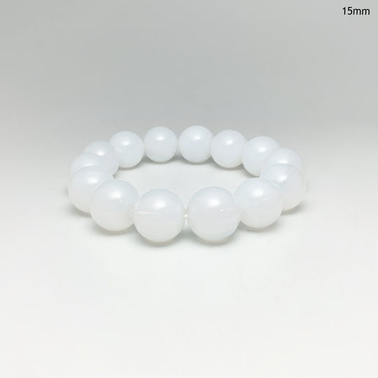 Moon Quartz Beaded Bracelet - Rocks and Gems Canada