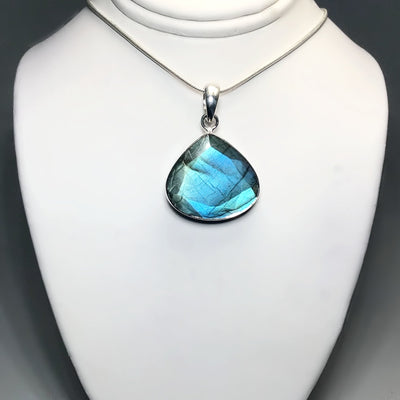 Faceted Labradorite Pendant