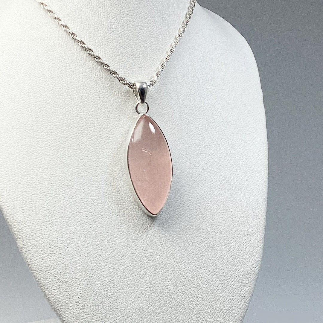 Rose Quartz Pendant - Rocks and Gems Canada