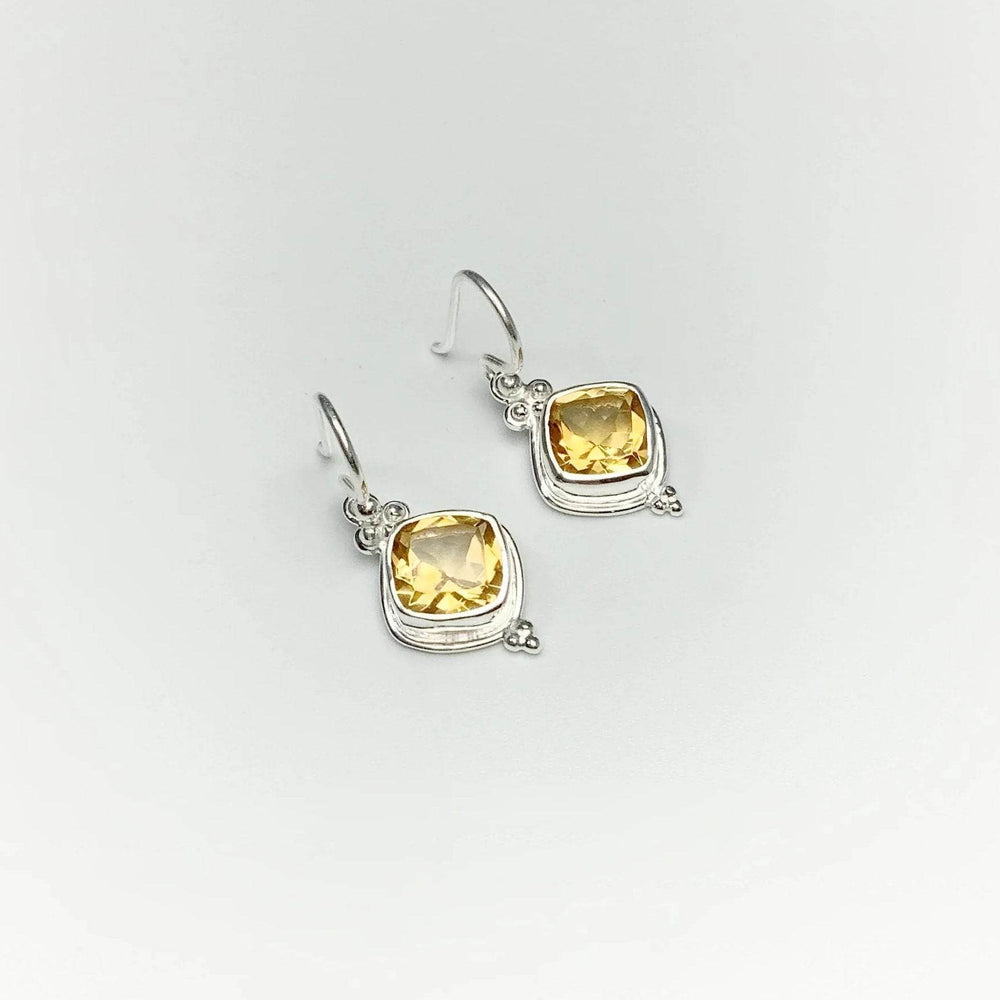 Citrine Dangle Earrings - Rocks and Gems Canada