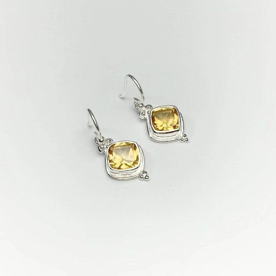 Citrine Dangle Earrings - Rocks and Gems Canada