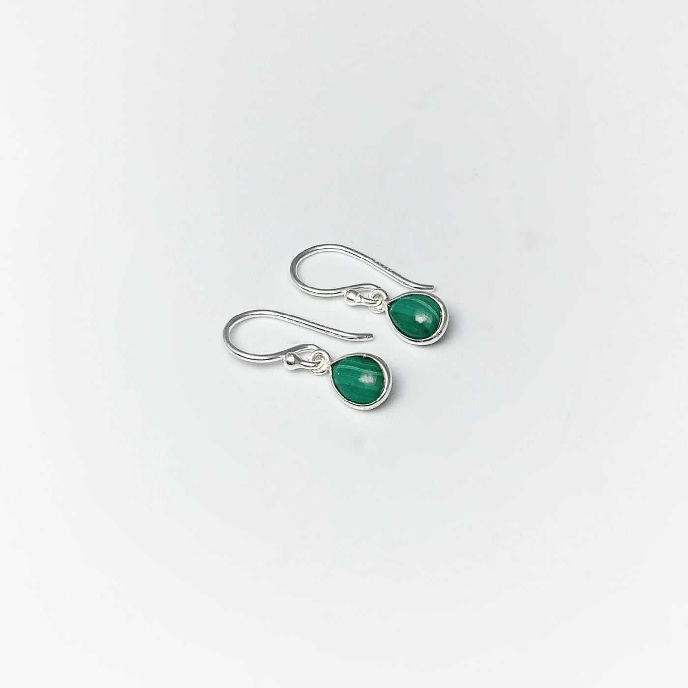 Malachite Dangle Earrings