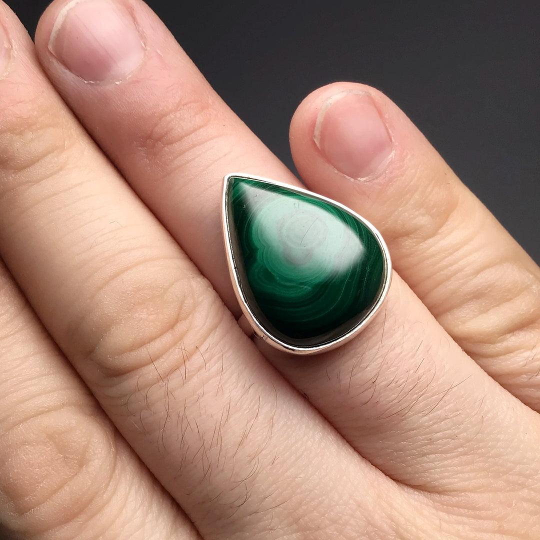 Malachite Ring - Rocks and Gems Canada
