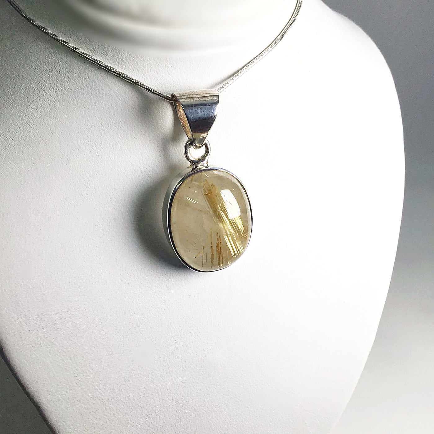 Rutilated Quartz Pendant