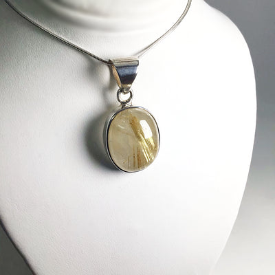 Rutilated Quartz Pendant