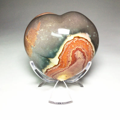 Polychrome Jasper Heart