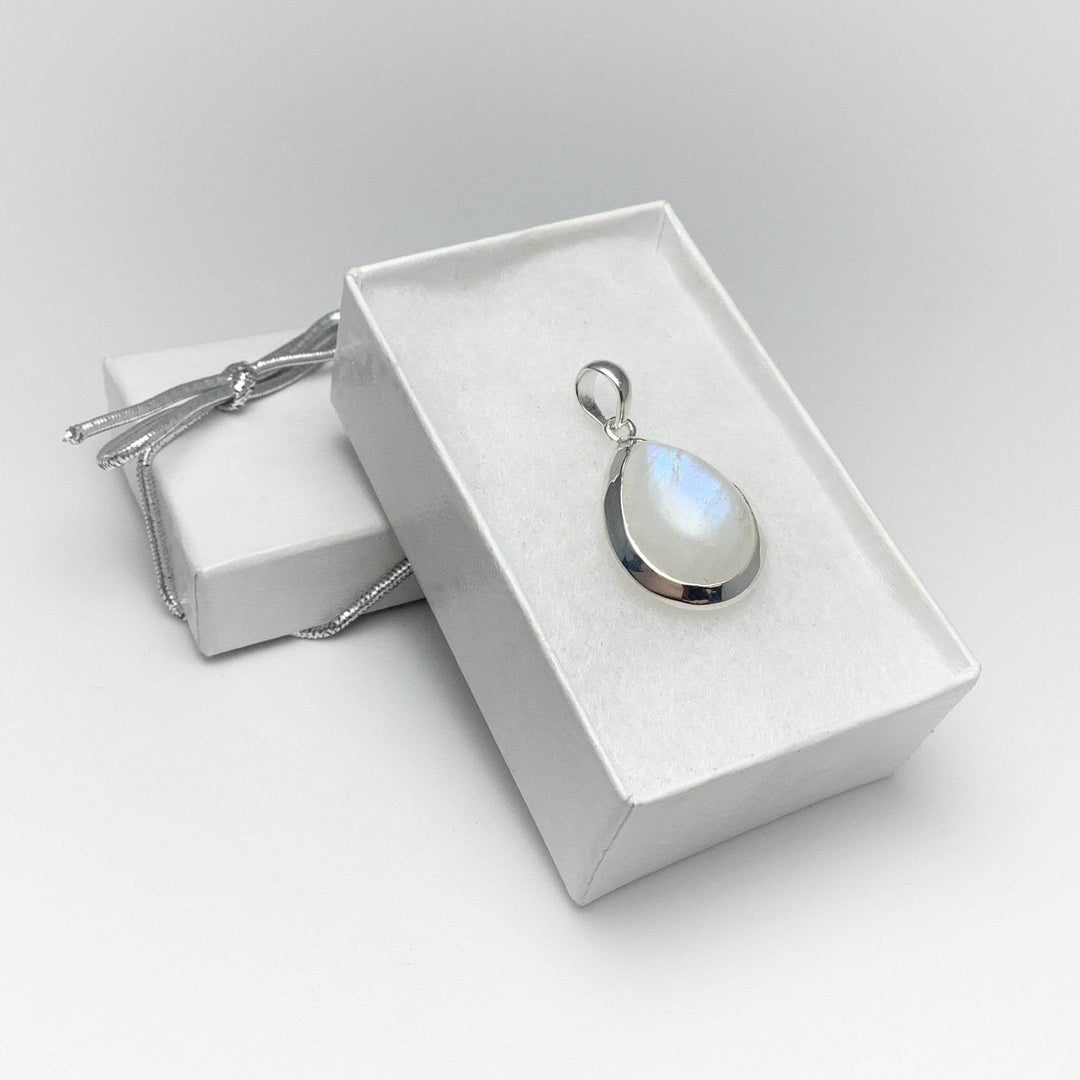 Rainbow Moonstone Pendant - Rocks and Gems Canada