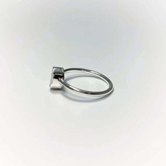 Raw Rainbow Moonstone Ring - Rocks and Gems Canada